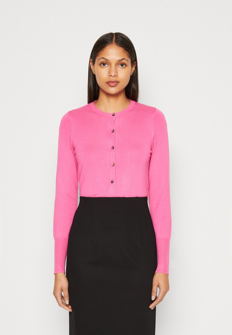 Marks & Spencer CREW NECK PLAIN Kardigan blossom/lila Zalando.cz