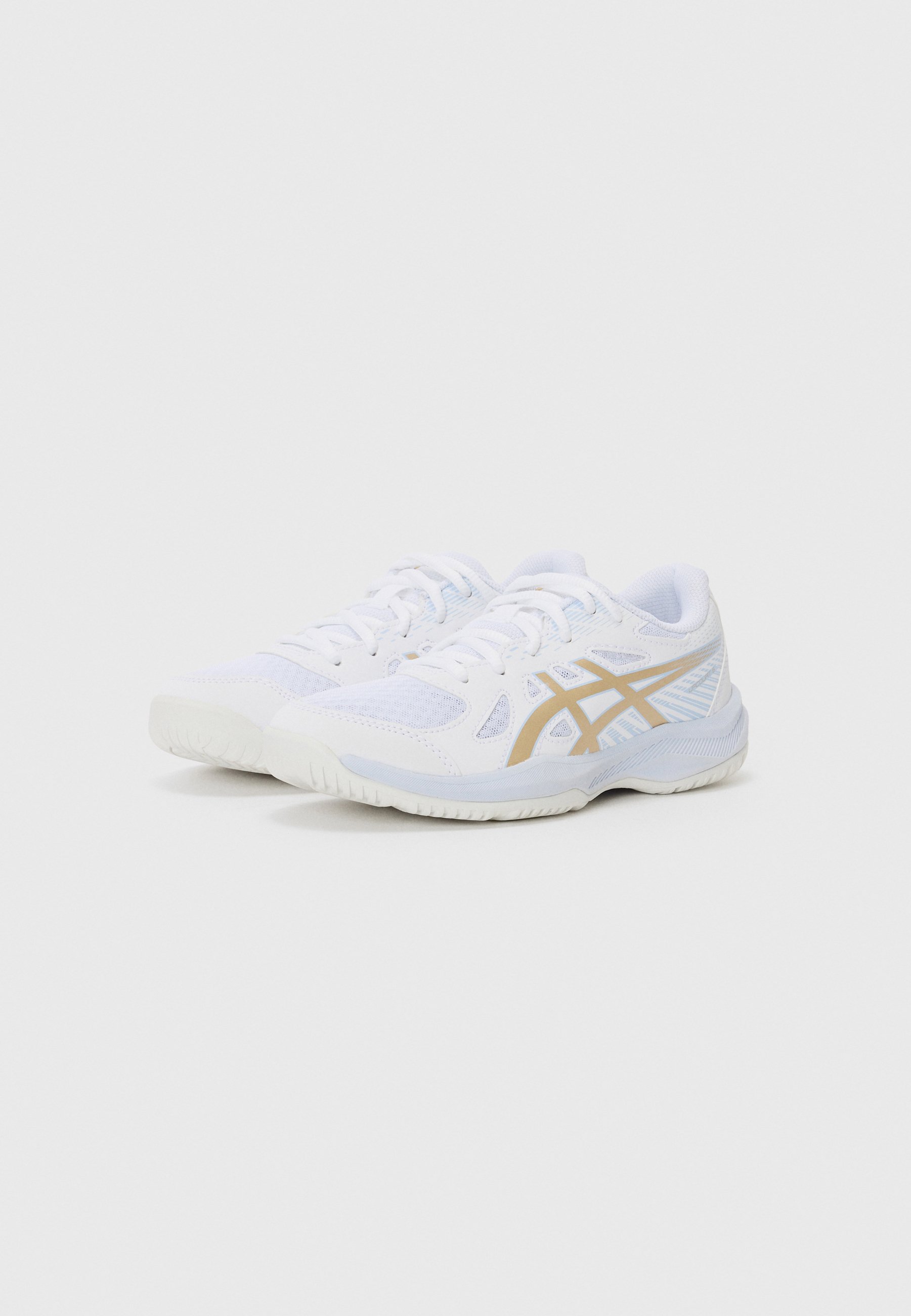 ASICS UPCOURT UNISEX - Zapatillas de balonmano - white/champagne