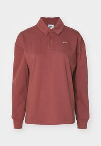 SPORTSWEAR ESSENTIAL - Long sleeved top - red sepia