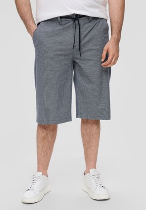 s.Oliver STRETCH DOTÉ D’UN CORDON COULISSANT - Shorts - tiefblau
