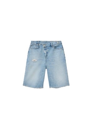 AllSaints, AKI CROSSOVER SHORT - Denimshorts - destroy light blue