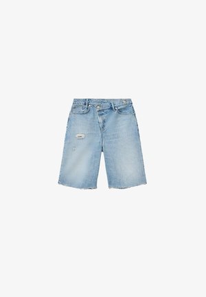 AllSaints, AKI CROSSOVER SHORT - Τζιν σορτς - destroy light blue