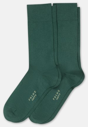 FALKE HAPPY 2 PACK - Socken - hunter green
