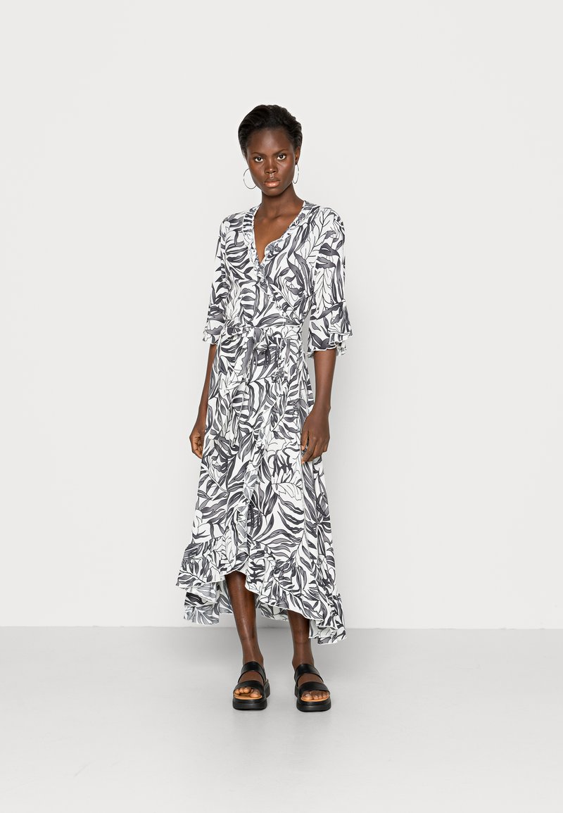 Damen Freizeitkleider | Esqualo DRESS WRAP OVER ALOHA PRINT Freizeitkleid multi coloured/mehrfarbig - YM84686 Damen Freizeitkleider | Esqualo DRESS WRAP OVER ALOHA PRINT Freizeitkleid multi coloured/mehrfarbig - YM84686