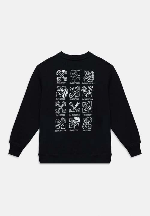 Off-White MULTILOGO CREW NECK UNISEX - Sweatshirt - black — photo 2