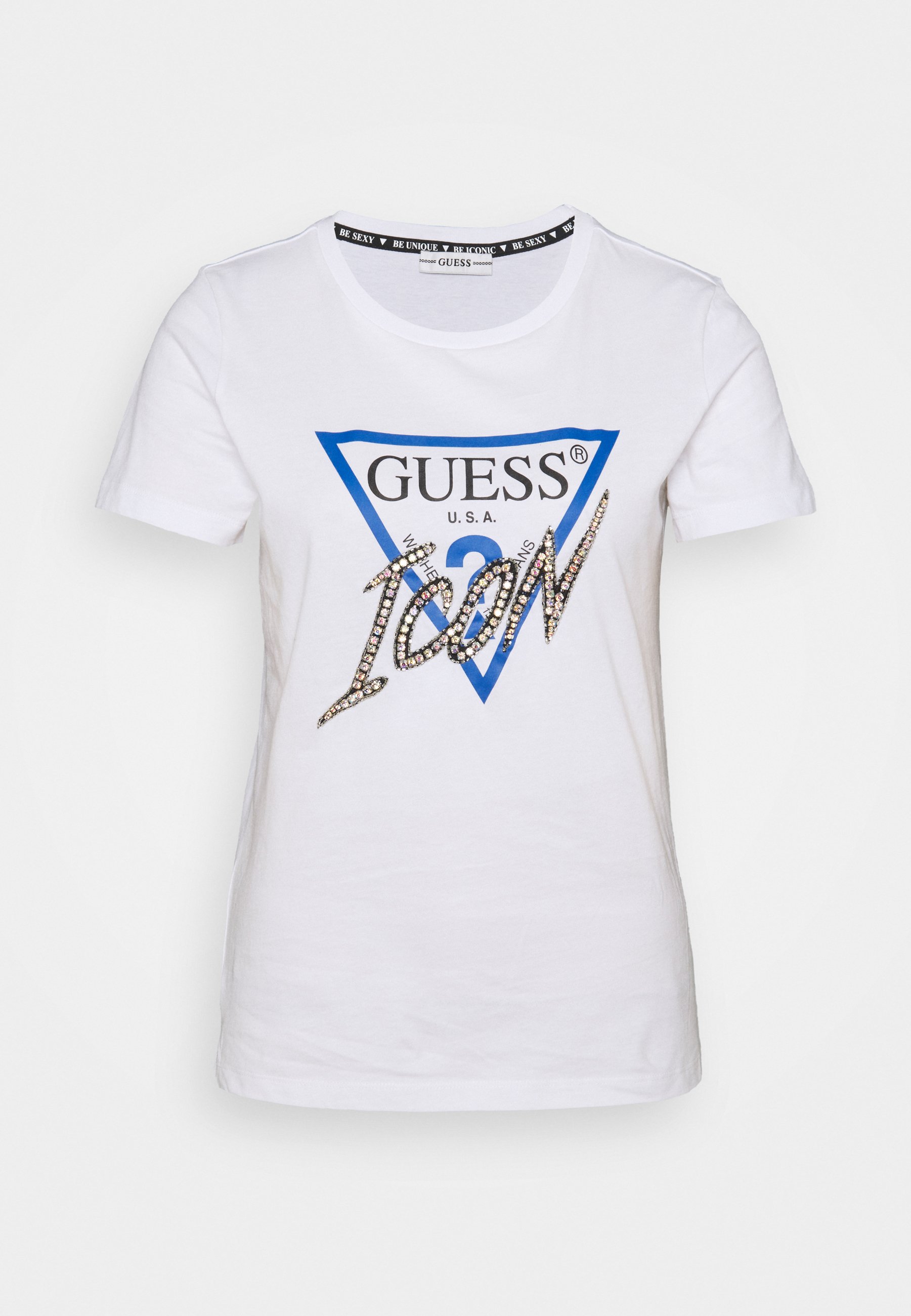 Guess ICON TEE - T-Shirt print - true 