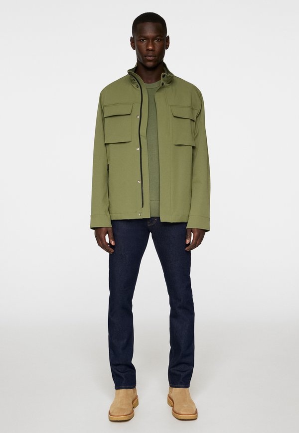 RILEY   - Summer jacket - olivine2