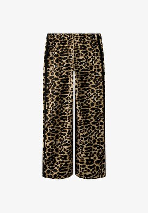 LEOPRINT - Hlače - irish cream