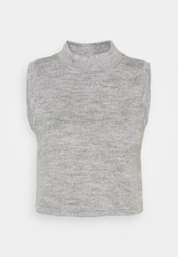 Noisy May Top - mottled light grey