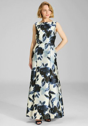 AUS MIT TEILUNGSNÄHTEN - Maxikleid - ivory/navy