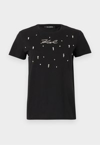 T-shirts med print - black