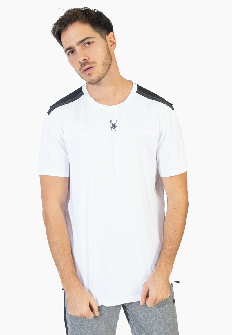 Spyder SPYDER MEN SHORT SLEEVE T-SHIRT - Printtipaita - white