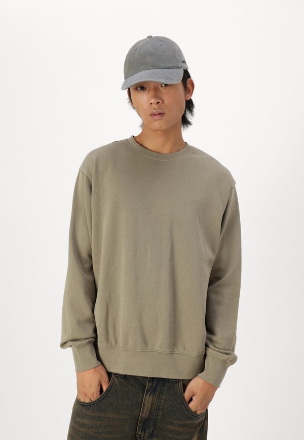 JJECHARGE OVERSIZE FADED CREW NECK - Sweatshirt - silver sage2
