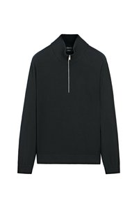 MOCK NECK WITH ZIP - Svetr - dark blue