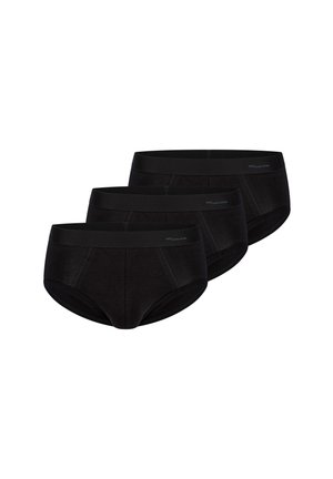 MIT WEBBUND - 3ER PACK  - Slip - schwarz