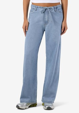 NMRINE - Wide leg - light blue denim