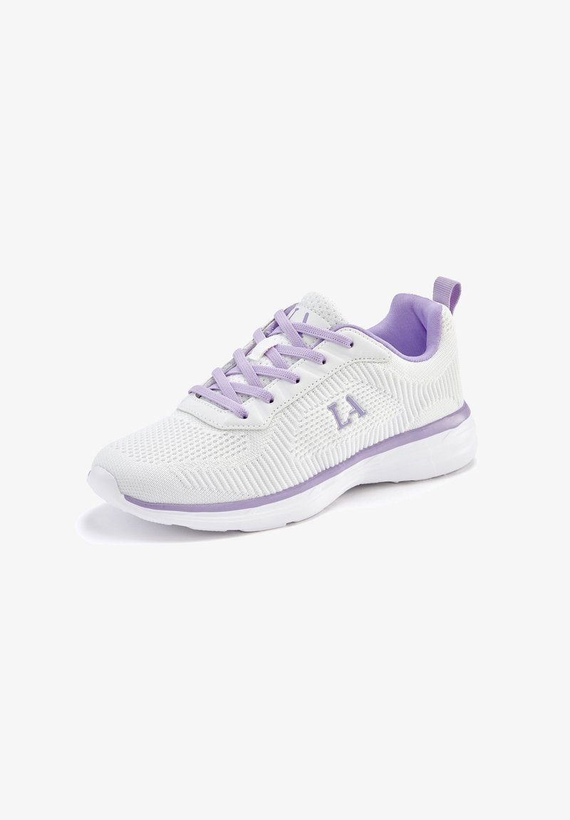 LASCANA Trainers - weiß lila