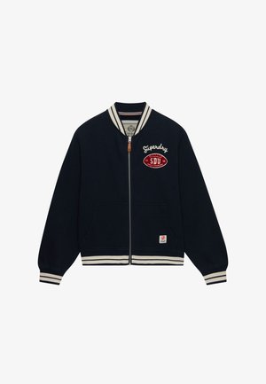 Superdry & Co, SUPERDRY COUNTRY CLUB JERSEY BOMBER JACKET.. - Sweatjakke - eclipse navy