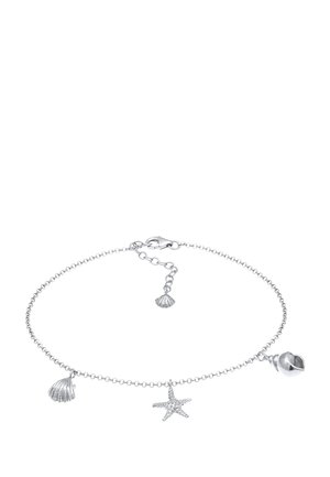 Elli ANKLET SHELL STARFISH - Armband - silber