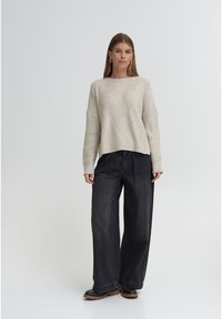 Oxmo IHBOMMA - Pulover - oatmeal melange