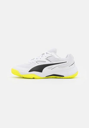 SOLARFLASH JR UNISEX - Handbalschoenen - white/black/yellow alert