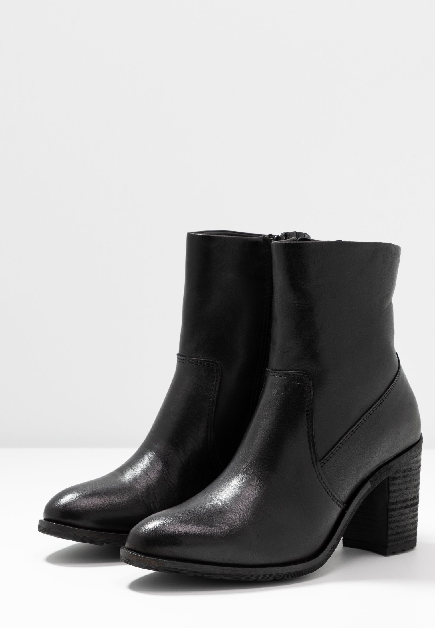 BIACOFIA LEATHER BOOT Ankelboots black BIACOFIA LEATHER BOOT Ankelboots black