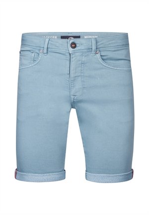 Petrol Industries JACKSON COLOURED DENIM COCONUT - Denim shorts - ocean
