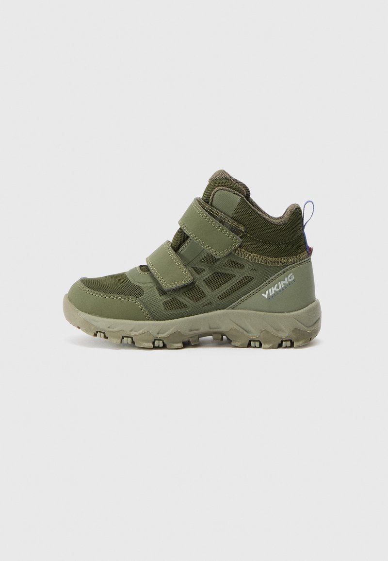 Viking TRACK MID WP UNISEX - Augsti sporta apavi - olive