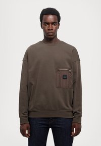 Armani Exchange Mikina - black olive