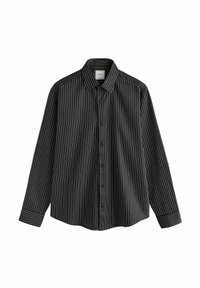 Next REGULAR FIT WITH FINISH - Vapaa-ajan kauluspaita - black white stripe