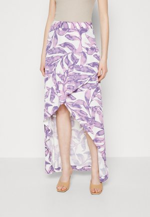KAIA SKIRT - Omslagsskjørt - warm white/dusty lov