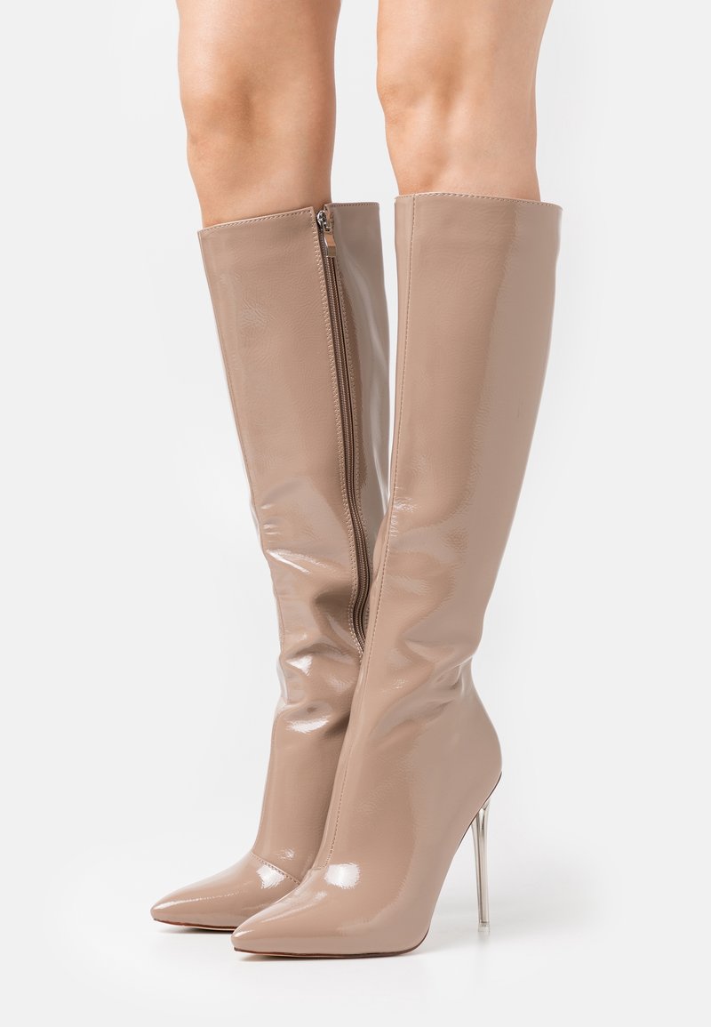 BEBO Bottes à talons hauts - taupe