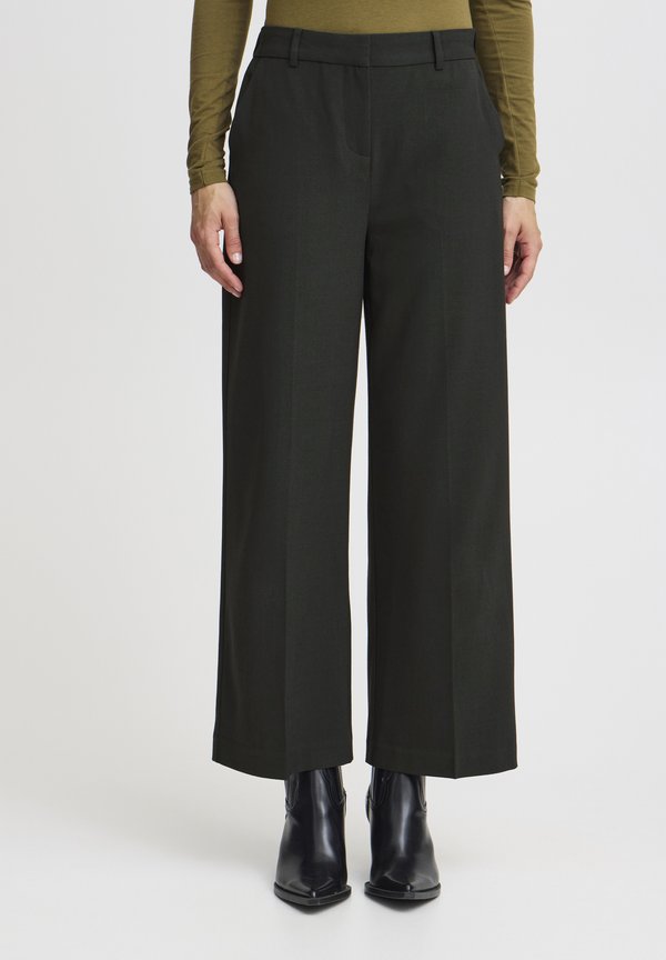 BYDANTA - Trousers - sycamore melange