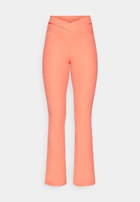 ZENVY RIB - Leggings - magic ember/black/white