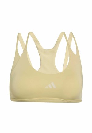 adidas Performance, OPTIME WORKOUT STRAPPY LIGHT SUPPORT BRA - Sport-bh met light support - dual yellow