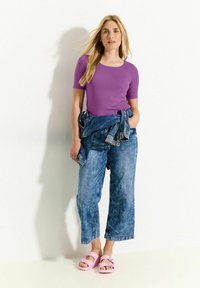 Cecil IN UNIFARBE - T-shirt basic - lila