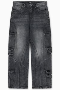 HEAVY CUTLINE VINTAGE UNISEX - Relaxed fit jeans - vintage grey