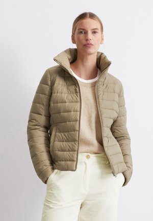 Marc O'Polo STAND-UP COLLAR SMALL CHAMBERS WELT - Übergangsjacke - soft mocca