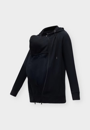 Anna Field MAMA by Zalando, ZIP THROUGH HOODIE - Sudadera con cremallera - black
