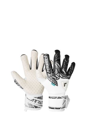 ATTRAKT SPEEDBUMP - Gants de gardien de but - whit silver black