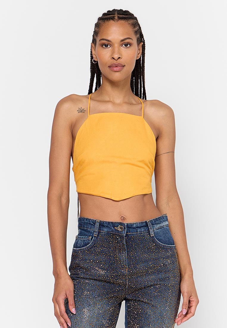 PATRIZIA PEPE Top geel PATRIZIA PEPE Top geel