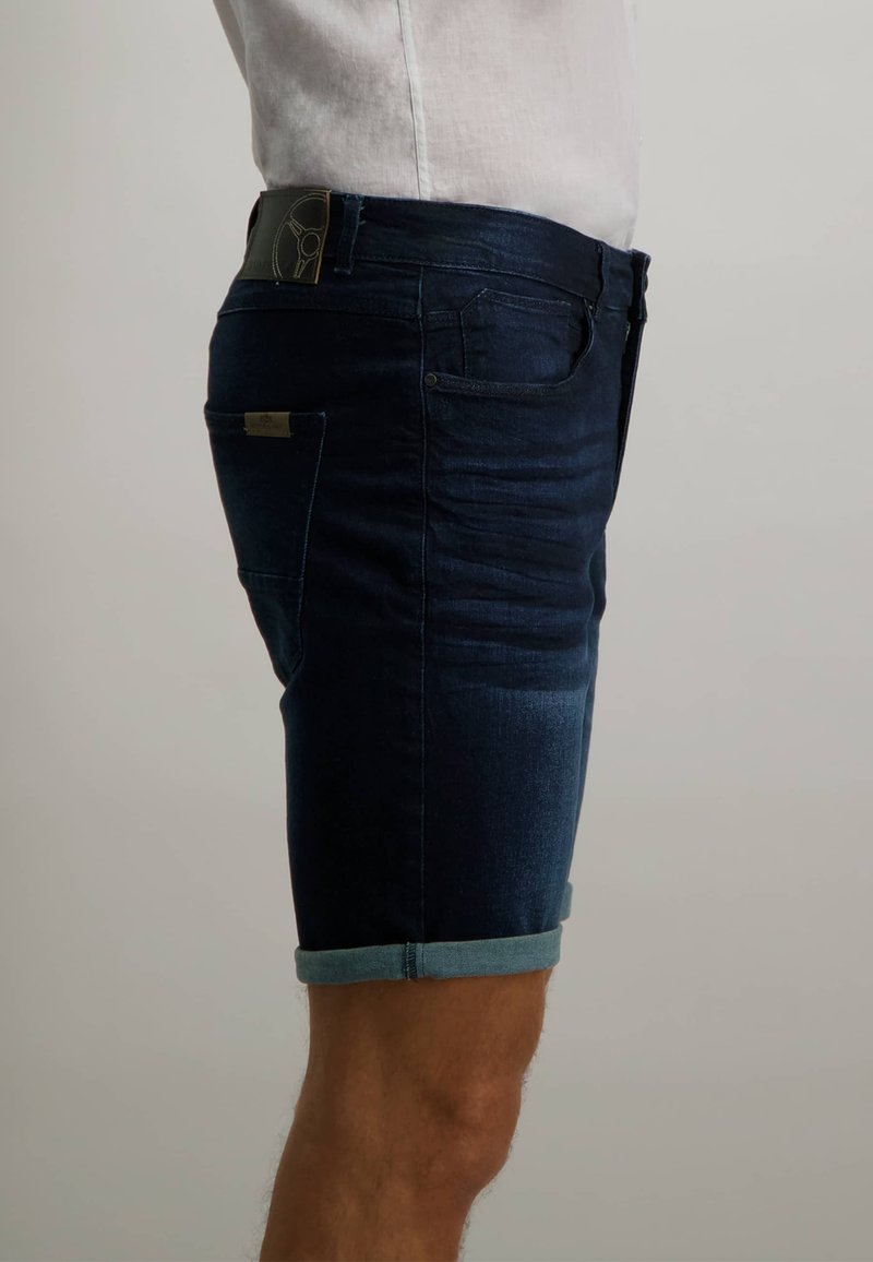 Herren Skinny Fit | State of Art Jeans Shorts dark blue plain/dunkelblau - DQ37483 Herren Skinny Fit | State of Art Jeans Shorts dark blue plain/dunkelblau - DQ37483
