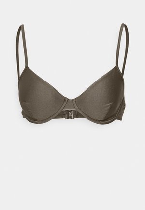 SHIMMER UNDERWIRE  - Parte de cima de biquíni - sand beige