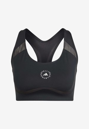 Medium support sports bra - black