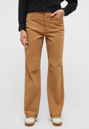STYLE MADISON WIDE - Straight leg jeans - braun