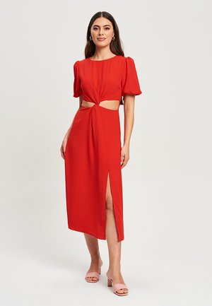 BRIELLA MIDI - Dienas kleita - red