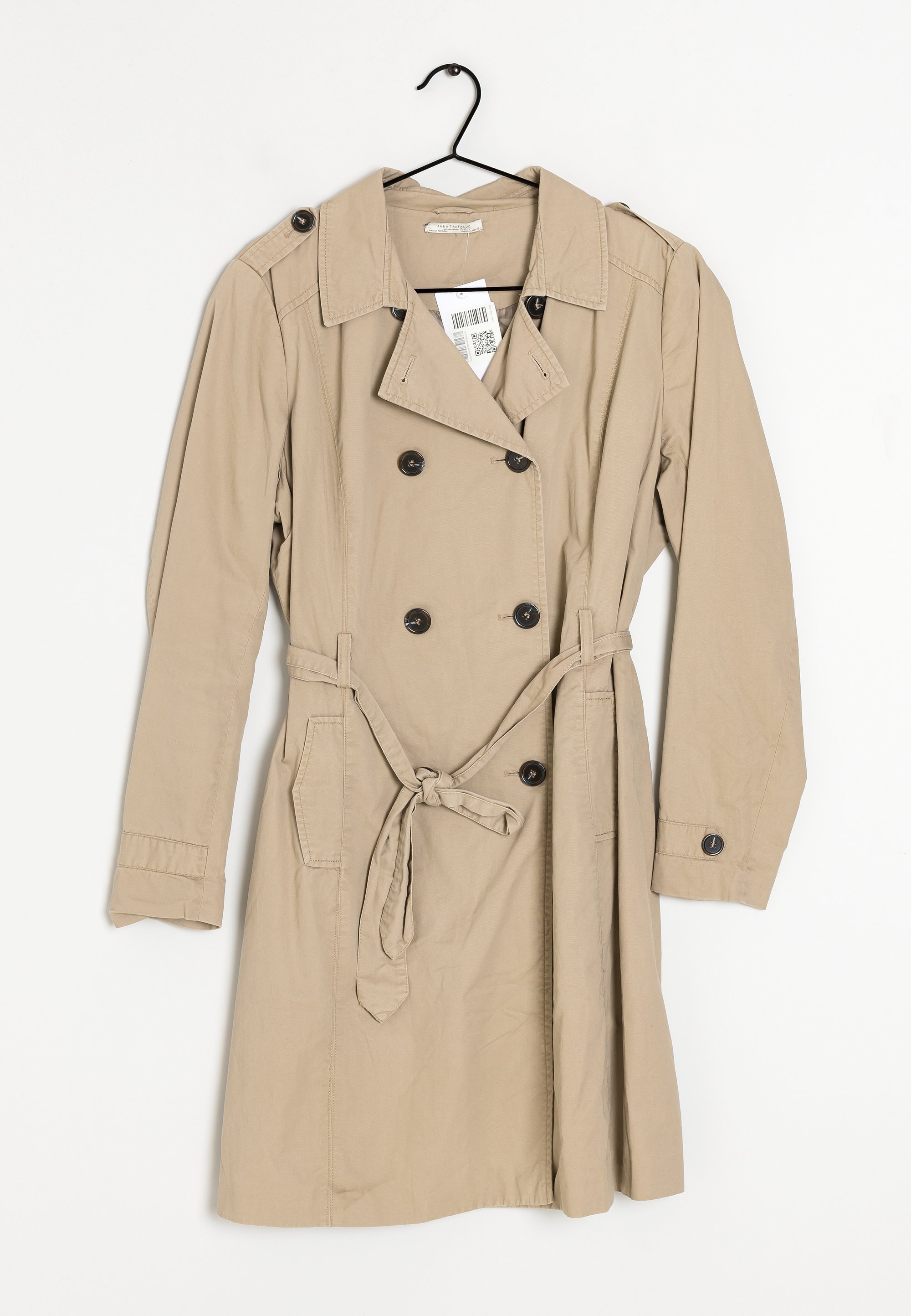 Zara Trenchcoat beige (Pre-owned) Zalando