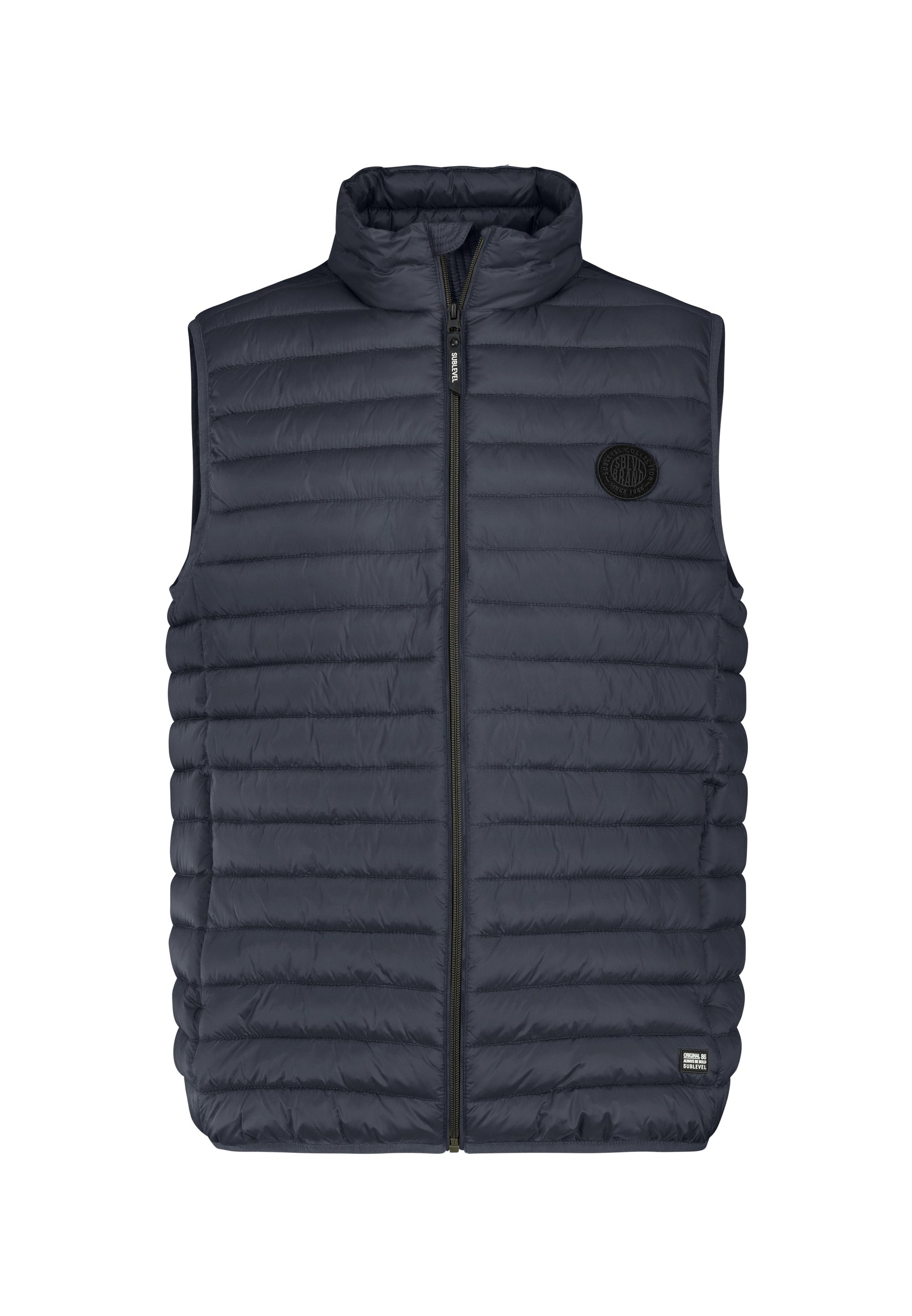 Sublevel MIT HOHEM KRAGEN UND REISSVERSCHLUSS Weste blau/blue