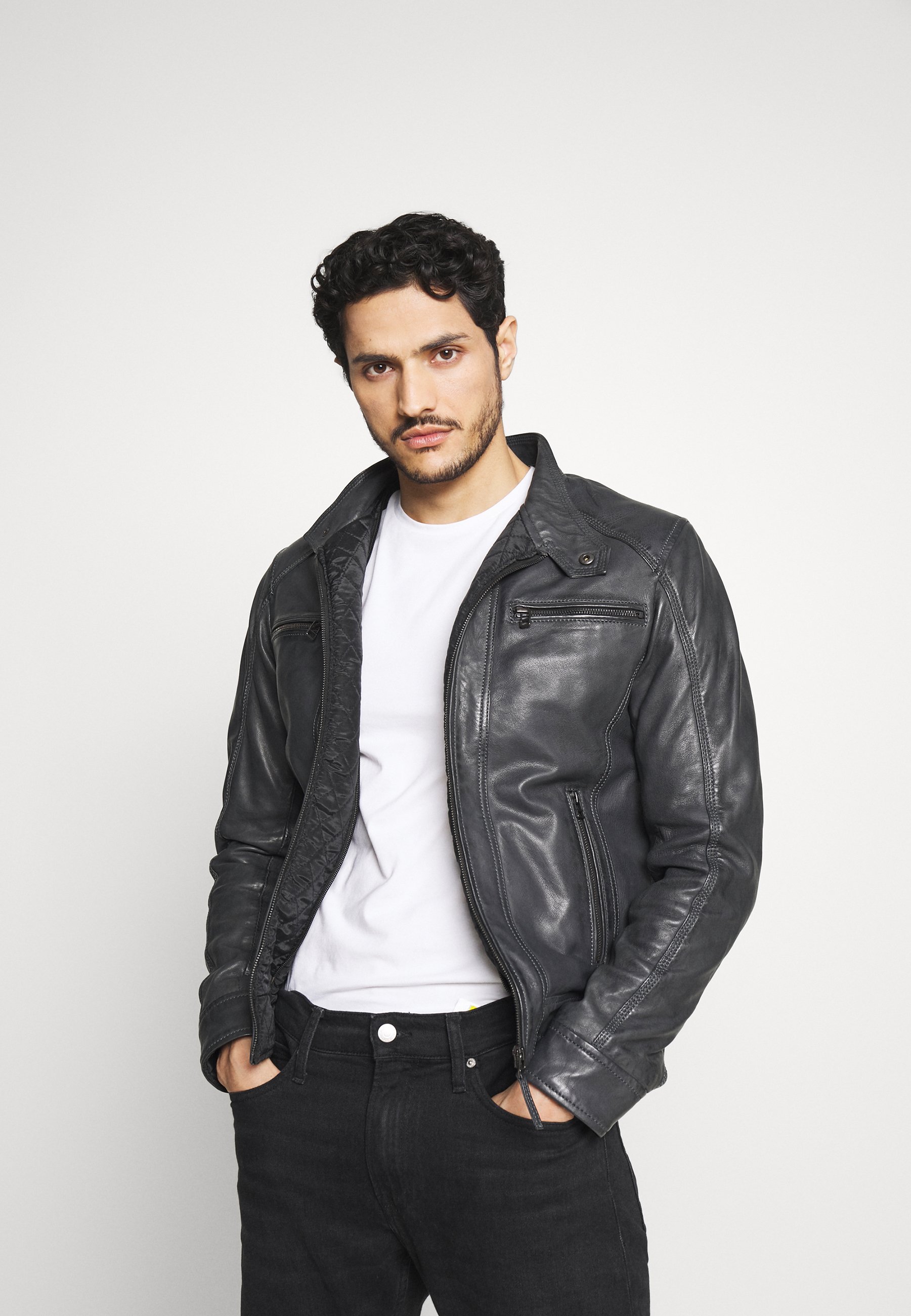 koovs leather jacket