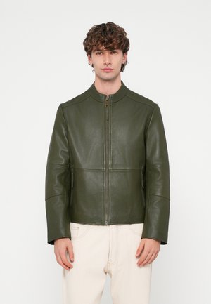 LOKIS - Lederjacke - khaki